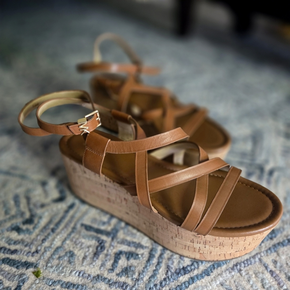 Michael Kors Platform Cork Sandals size 7.5